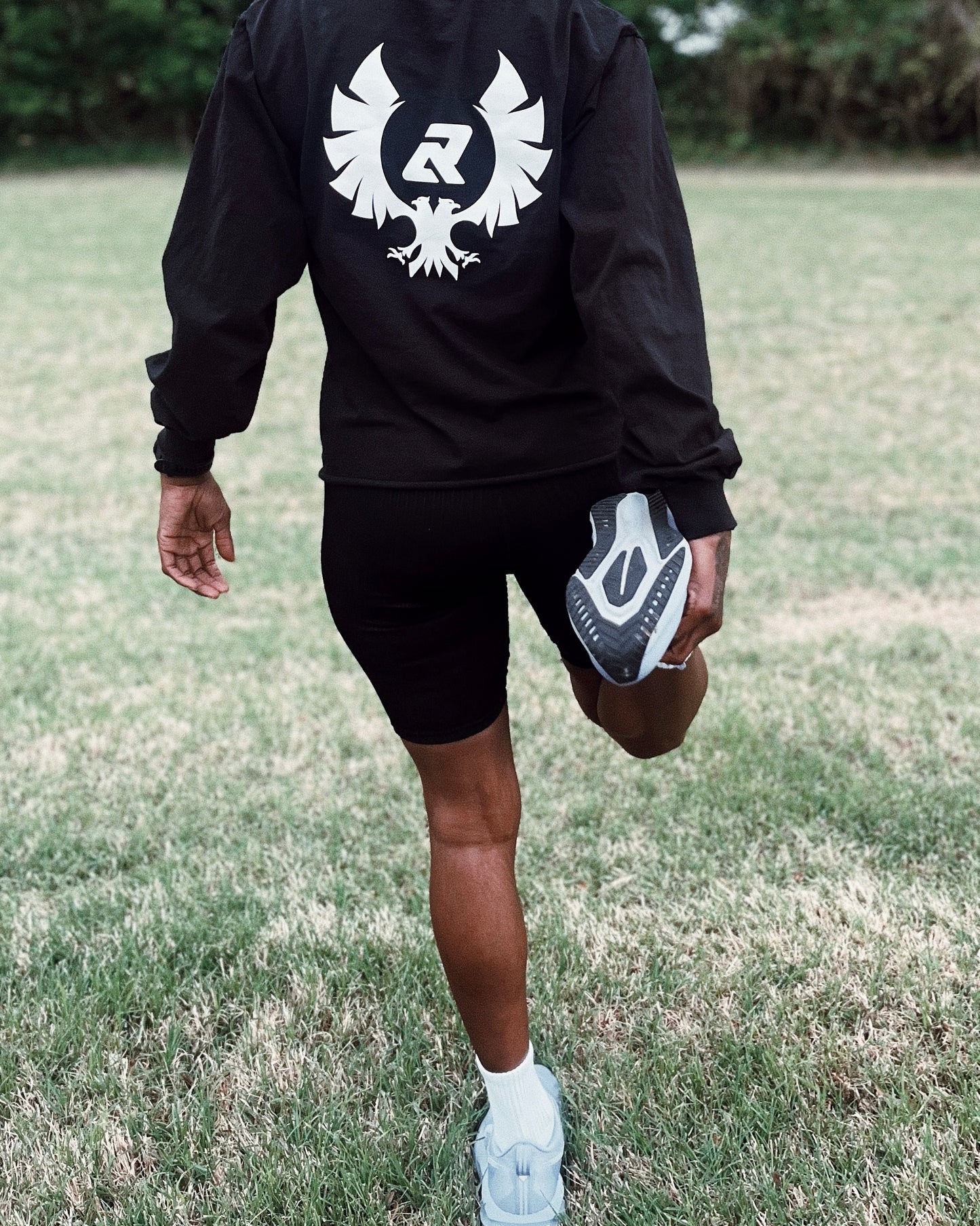 Rare Athletics Phoenix logo tee on body