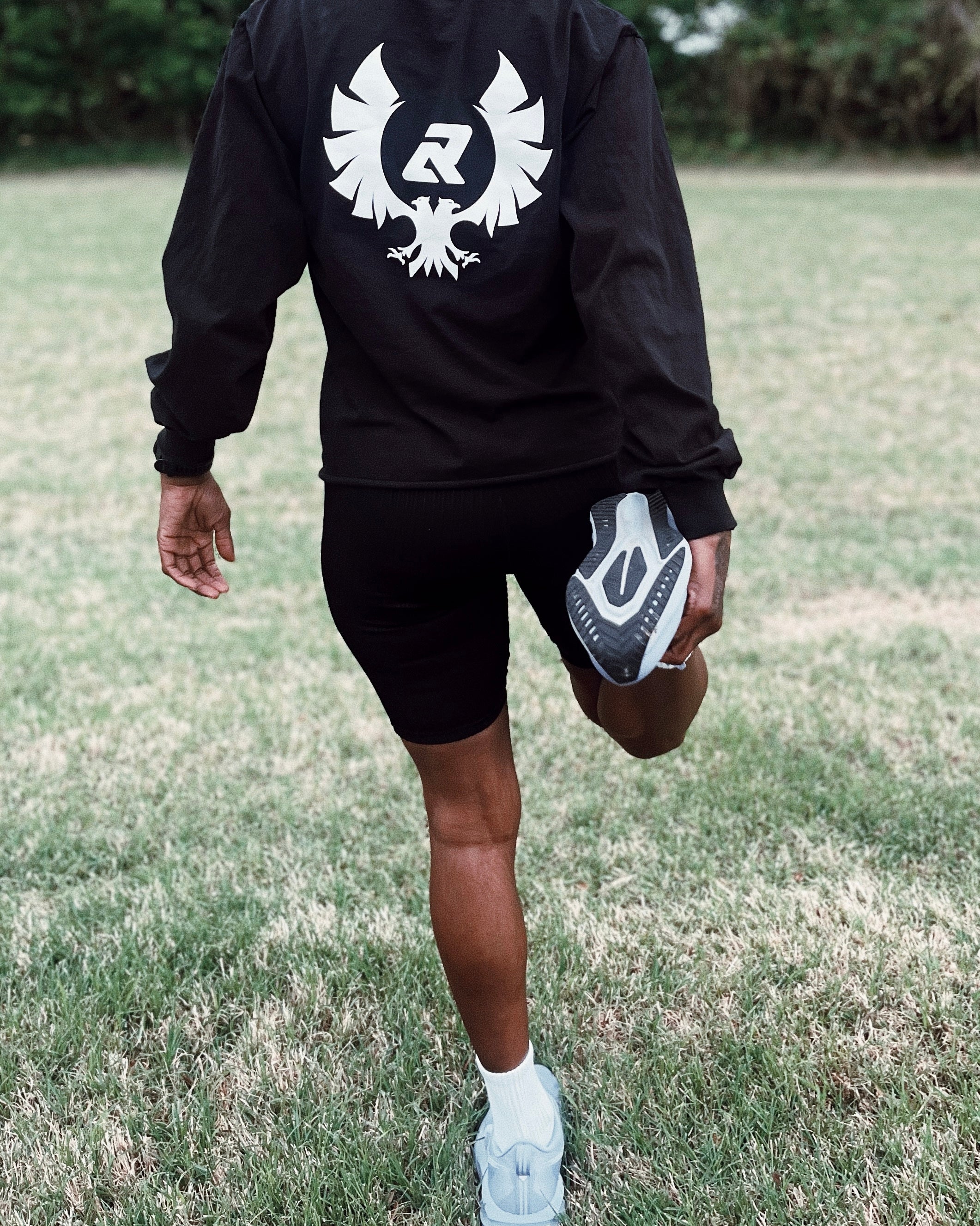 Rare Athletics Phoenix logo tee on body